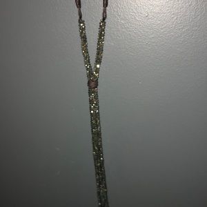 Gorgeous Emerald Shimmery Bead Necklace